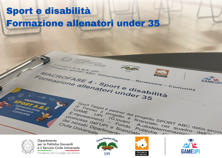 Sport disabilità e inclusione – la formazione istruttori under 35